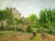 Camille Pissaro The Artist's Garden at Eragny Sweden oil painting reproduction